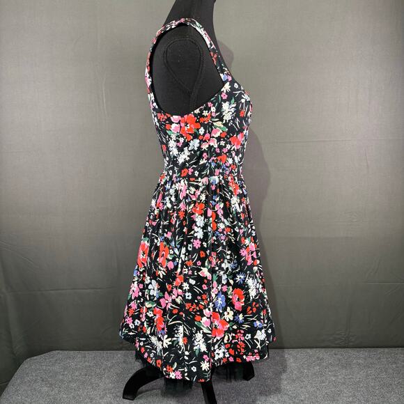 Free People Dress Women 2 Sunkissed Summer Mini Boho Coquette Floral Tulle - Picture 5 of 16